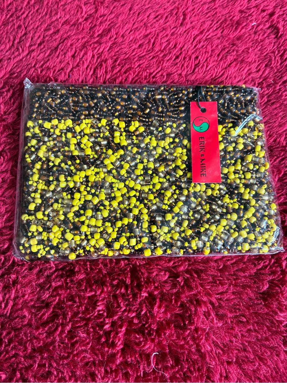 Erik and Mike beaded coin purse